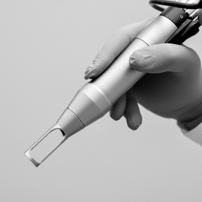 Laser Handstück Copyright James Mutter Getty Images for Doctare Laser 2025