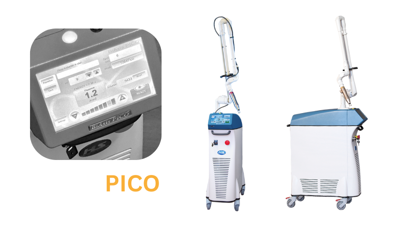 BiAxis PICO Portfolio vs Display Copyright Doctare Laser 2025