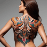 Pikosekunden- vs. Nanosekunden-Laser buntes Tattoo Backpeace by canvaAI Foto Copyright for Doctare laser 2026