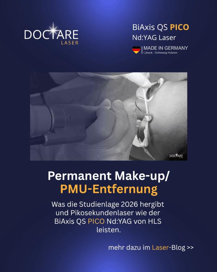 PMU-Entfernen mit dem BiAxis PICO NdYAG Laser Tattoo Remove Agis Zurich Schweiz Insta- Post Foto Copyright Doctare Laser 2026